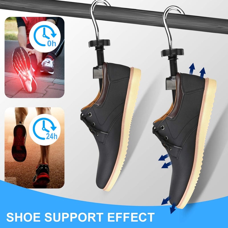 eachway Shoe Stretcher Shoe Trees,Adjustable Length & Width for Men and Women (L (for Men's Size Us 10-13.5) Blue) - Image 4